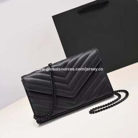 Luxury Designer Bags Women Leather Chain Crossbody Bag,Gray