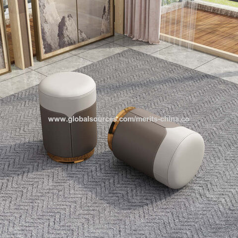 360° Swivel Vanity Stool With Backrest - Padded Makeup Chair For Bedroom, Dressing Table, Living Room