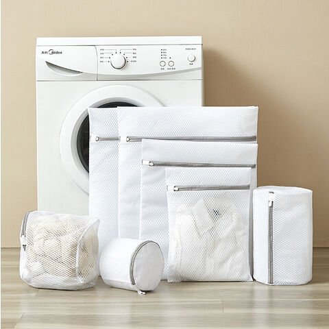 Polyester Washing Machine Pouch Clothes  Mesh Laundry Bags Washing Machine  - Mesh - Aliexpress