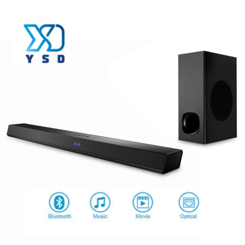 Home Office Surround Sound Dolby Tv Computer Use Usb Soundbar Speaker 2 ...