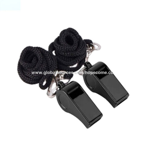 Buy Wholesale China Wholesale Black Plastic Referee Medium Lanyard