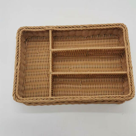 Cesta de ratán al por mayor - Cestas de mimbre de ratán natural para almacenamiento y decoración for sale at factory direct price