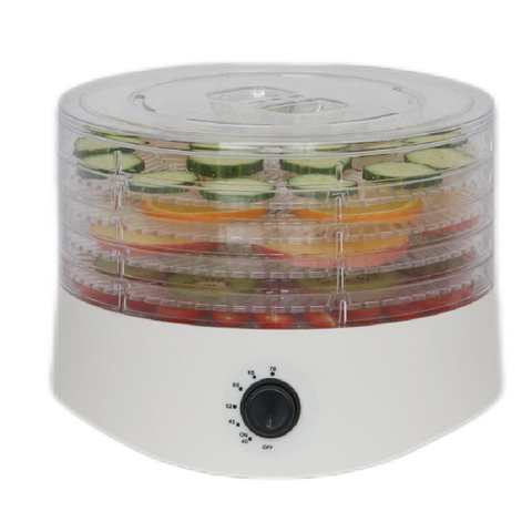 Deshidratador de Alimentos al por Mayor, Deshidratador de Alimentos para Mascotas DIY, Control de Temperatura 35-70℃, Secador de Carne, Verduras y Frutas, 5 Bandejas PS, Secador de Aire de 280W