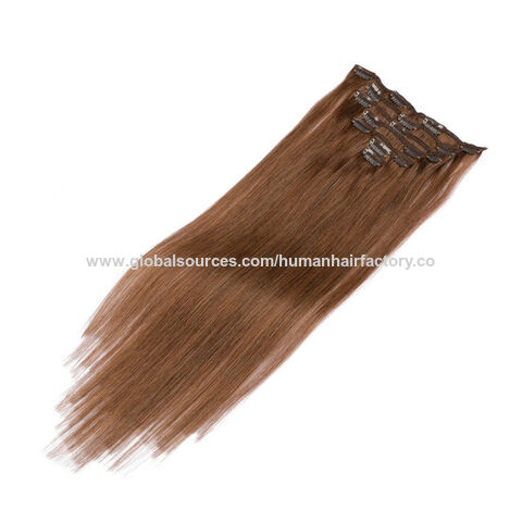 Clip in human clearance hair extensions 30 inch