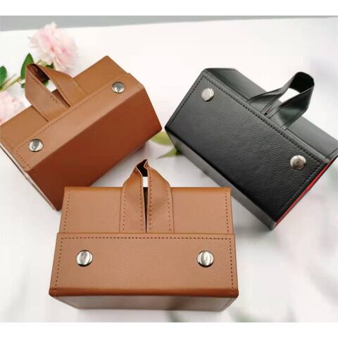 Estuche Organizador Plegable para Múltiples Gafas de Sol, Funda de Cuero Rígida para Viaje, Almacenamiento Colgante de Pared para Gafas for sale at factory direct price