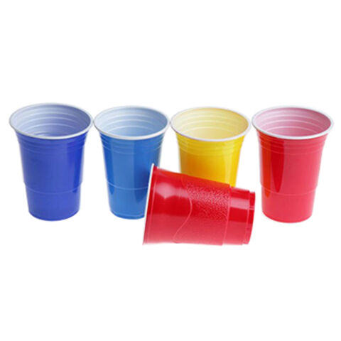 Buy Wholesale China 16oz Disposable Plastic Red Beer Pong Cup For Party ...