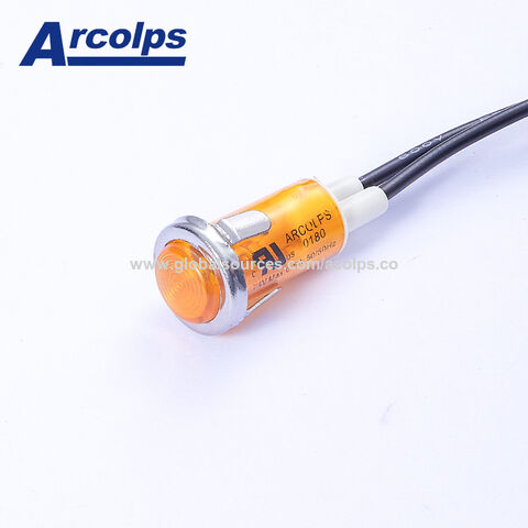 Wholesale China Arcopls Manufacturer Led 44mm 2v 12v 24v 110v 230v 250v Equipment Signal Pilot Lamp Plastic Indicator Light Neon & Led Indicator Light at USD 0.2 | Global Sources