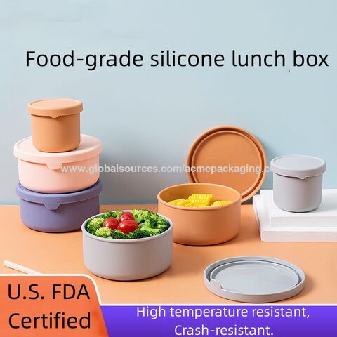 Buy Wholesale China Japanese Silicone Lunch Box Fresh-keeping Box Set