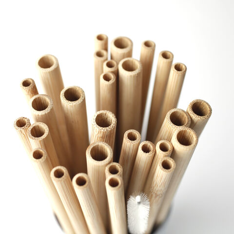 Buy Wholesale China Eco Friendly Bamboo Drinking Straw Environmentally Reusable Beverages Bamboo