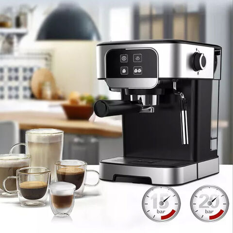 Four languages Commerical Fully Automatic coffee machine LCD espresso  coffee machine&coffee grinder 19 bar cappuccino maker 220v
