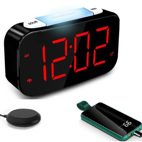 Led Digital Despertador Reloj Usb Mesita De Noche Con