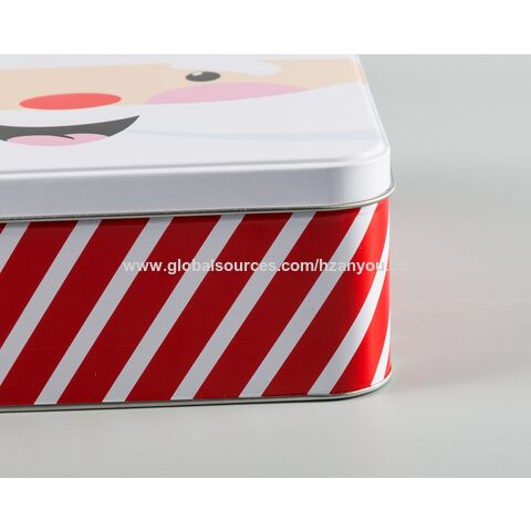 Personalised Christmas Red Bow Cake Tin, Airtight Kitchenware Gift