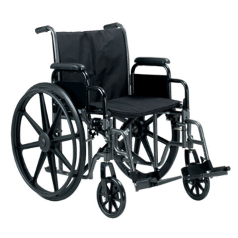 Buy Wholesale China Steel Wheelchair With Adjustable Height & Wheelchair at USD 60 | Global Sources