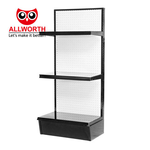 C-Store Wood Gondola Shelf Wall Unit With 20 Shelves