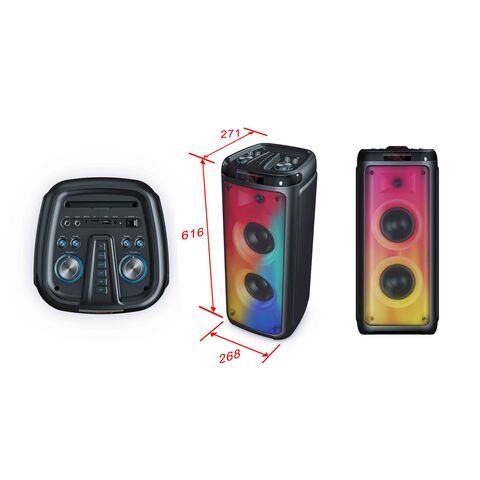 Buy Wholesale China 2x8'' Active Plastic Cabinet Party Speaker ...