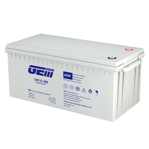Buy Wholesale China 12v 200ah Rechargeable Maintenance Free Agm Sealed Lead  Acid Ups And Solar Battery & Ups Battery at USD 85