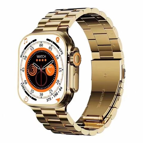 Buy Wholesale China Custom 24k Gold Smart Watch Waterproof Heart Rate ...