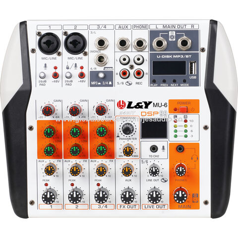 Buy Wholesale China Audio Mixer, Compact Size, Dsp, Mp3, Usb, Bluetooth ...