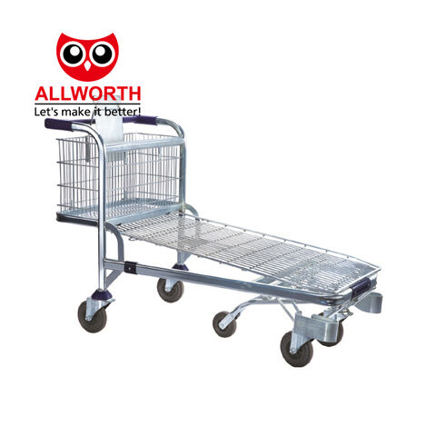  Carrito de compras plegable de gran capacidad con 4 ruedas,  carrito de compras con cesta de movilidad, carrito de compras, bolsa de  mercado, lavandería (color azul) : Productos de Oficina