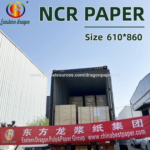 100% Wood Pulp White Red Yellow Blue Green Self Copy Paper CB CFB CF NCR  Paper for Printing - China NCR Paper, Carbonless Paper