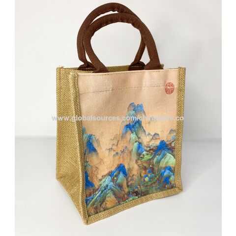 Buy Wholesale Jute Bag / Shopping Bag, Tote Bag, Tote Printed Jute Bag, Private Custom Logo Eco Friendly Tote Bags & Jute Bag at USD 1 | Global Sources