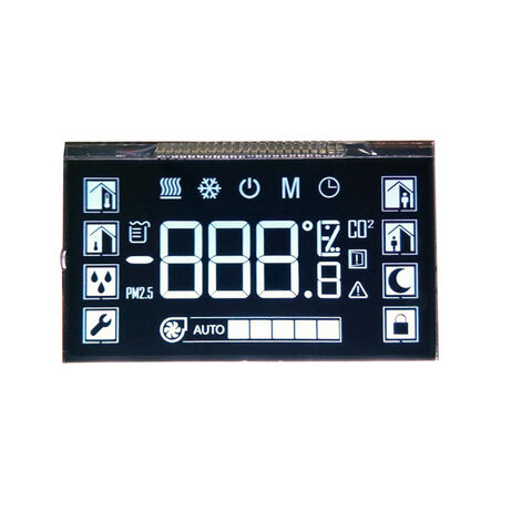 Buy Wholesale China Small Lcd White Letter 7 Segments Lcd Negative Va