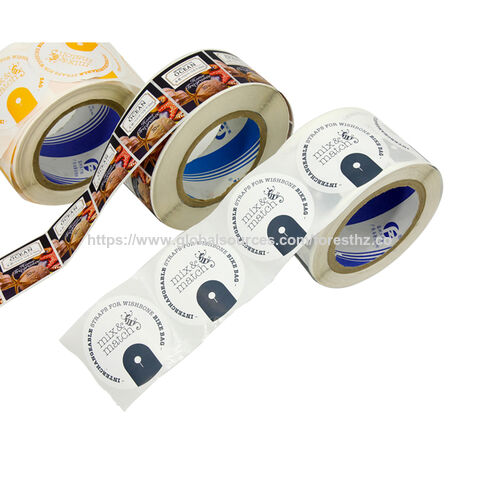 Glossy Vinyl Sticker Paper 1 Inch Round Label Sticker 4 Inch Circle ...