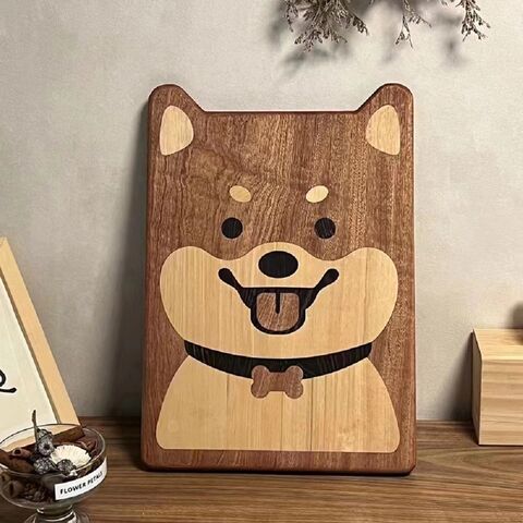 Cute Bear Natural Wooden Cutting Board / Chopping Tray – Peppery Home