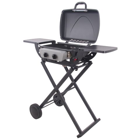 Buy Wholesale China Two Burner Portable Gas Bbq Grill With Foldable ...