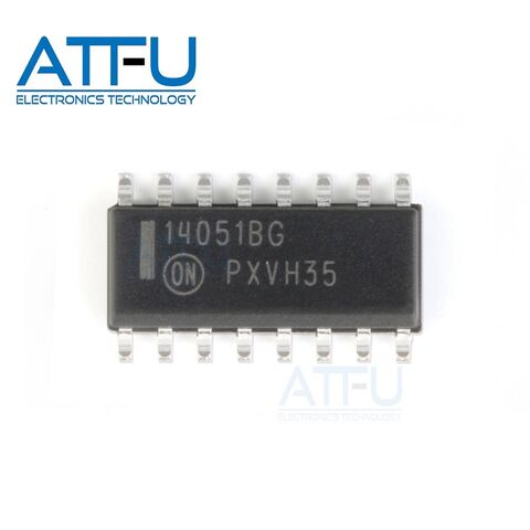50 X Multiplexeur Analogique Philips HEF4051BT 8:1 - Circuit Intégré 16 Broches SO, Lot Pour Projets électroniques