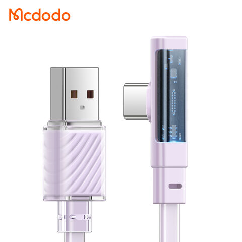 Comprar Cable USB tipo C 6A 66W SCP para Huawei Mate 40 Pro 5A Cable  cargador USB C de carga rápida Cable de datos para Xiaomi Samsung OPPO 1/2/ 3M