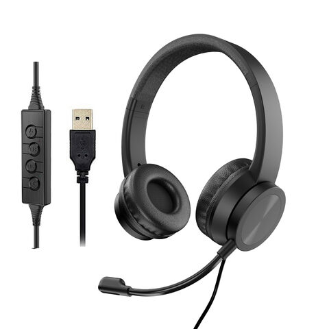 Buy Wholesale China Enc Headphone With Usb Call Center Headset & Enc 