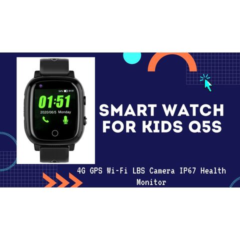 Buy Wholesale Hong Kong SAR Smart Watch For Kids Q5s, 4g Gps Wi-fi