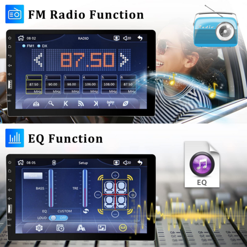 Universal - Ecran tactile voiture mp5 lecteur bluetooth mp5 audio