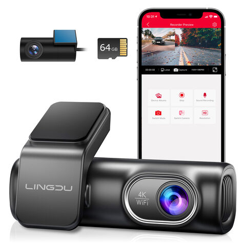 Dash Cam WIFI FULL HD 1080P 360 spins Car Camera DVR Wireless Night Version  G-Sensor Driving Recorder With Multi Country Voice