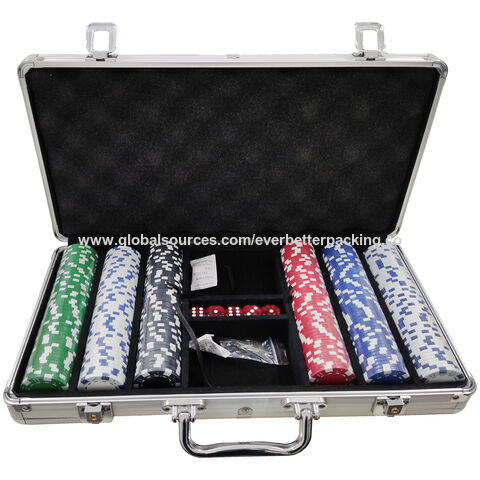 Buy Wholesale China Wholesale Aluminum Silver Poker Chip Case & Poker ...