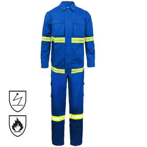 Uniforme de algodón 100% para hombre, ropa de trabajo, traje de soldadura,  chaqueta y pantalones, ropa resistente al desgaste, traje de trabajo para