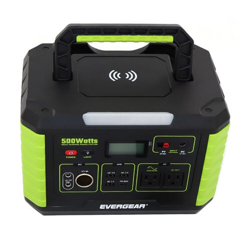 Portable Power Station 500w, Evergear 519wh Backup Lithium Battery Solar  Generator Mobile Lithium Battery Pack For Camping Travel, Power Station, Portable  Power Station, Portable Solar Generator - Buy China Wholesale Power Station, portable