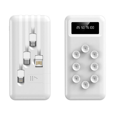 Cargador portátil con batería externa de 30000 mAh con pantalla digital LCD  y entrada USB-C, salida USB dual de carga de alta velocidad para teléfonos