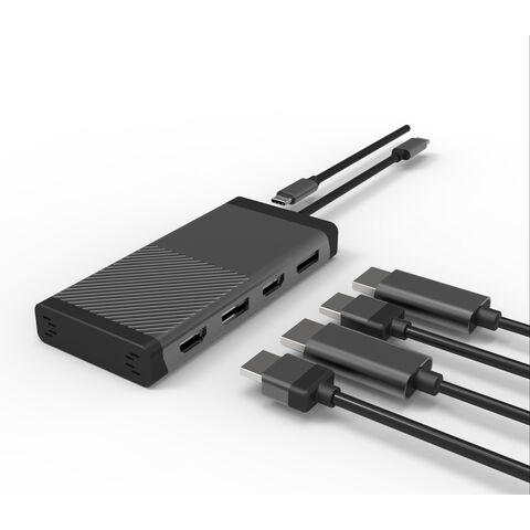 Estación de acoplamiento gráfico DisplayLink OEM USB-C a HDMI 4K 60Hz DP, adaptador de carga PD 100W, concentrador USB 5 en 1 for sale at factory direct price