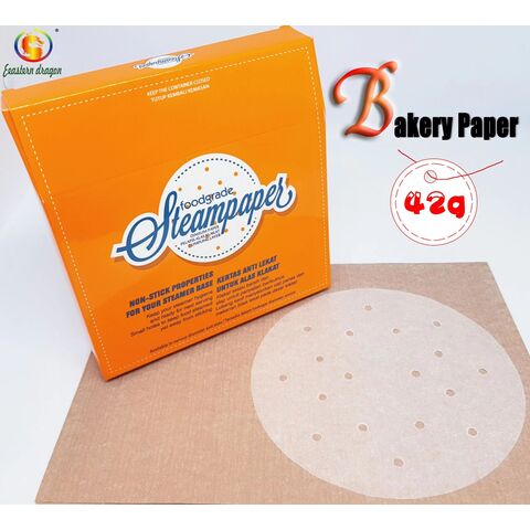  Giveyoulucky 1 rollo de papel de hornear de doble cara  absorbente de aceite blanco para cocinar al vapor para papel de pergamino de  restaurante, respetuoso con el medio ambiente para el