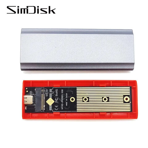 SimDisk Externes M.2 SATA SSD mit benutzerdefiniertem Logo 128GB 256GB 512GB 1TB 2TB Tragbare Solid State Festplatten für PC SSD for sale at factory direct price