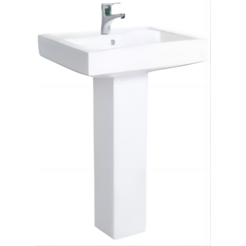 Economy Hand Sink, With Pedestal Base - View #2