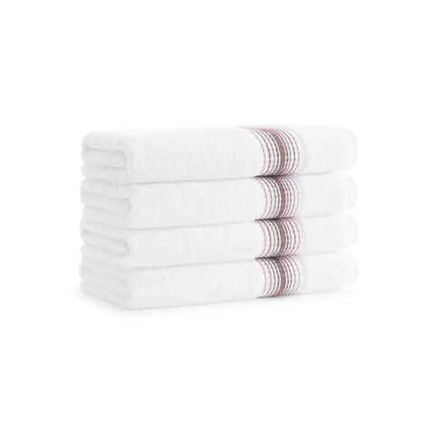 3Pcs 100% Cotton Solid Bath Towel Beach Towel for Adults Fast