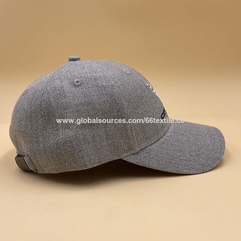 Buy China Wholesale Wholesale Acrylic Hemp Grey Hair Slant Material  Baseball Cap Sports Hats 3d Embroidery Logo Sports Caps & Baseball Cap  $1.46
