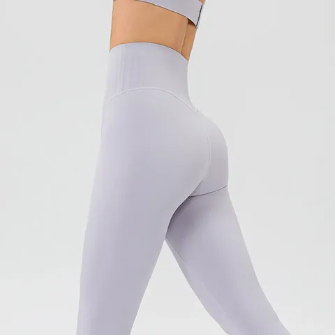 Leggings blancos para mujer, pantalones de yoga, leggings de
