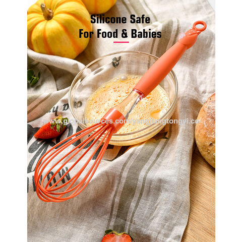 Silicone Whisk, Egg Beater, Blender, Mixer, For Blending, Whisking