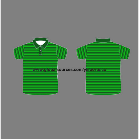 Benutzerdefiniertes schnelltrocknendes Polyester Golf Polo Shirt mit Allover-Sublimationsdruck für Sportteams und Rennen, schnelle Lieferung