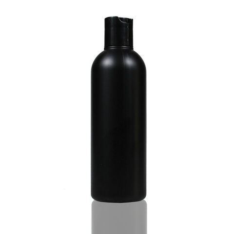 Bouteille PEHD Mat Noir Épaule Arrondie 250 ml - Flacon Plastique Industriel