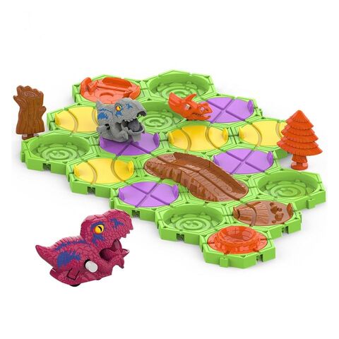 Juego de mesa educativo para niños, puzzle creativo, constructor lógico de carreteras, ladrillos DIY, camión de dinosaurio, laberinto de plástico, juguetes de pista for sale at factory direct price